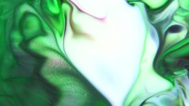 Soyut Organik Girdap, Ayrıntılı Yüzey Renkli Boyaları 'nda Sonsuz Gerçeküstü Hipnotize Etme.