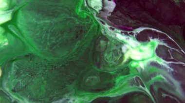 Soyut Organik Girdap, Ayrıntılı Yüzey Renkli Boyaları 'nda Sonsuz Gerçeküstü Hipnotize Etme.