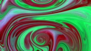 Soyut Organik Girdap, Ayrıntılı Yüzey Renkli Boyaları 'nda Sonsuz Gerçeküstü Hipnotize Etme.