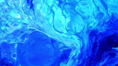 Soyut Organik Girdap, Ayrıntılı Yüzey Renkli Boyaları 'nda Sonsuz Gerçeküstü Hipnotize Etme.