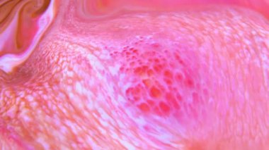 Soyut Organik Hipnotik Mürekkep Renkli Boya Yayılır