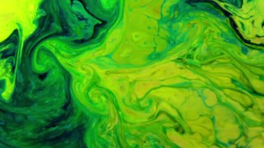 Soyut Organik Hipnotik Mürekkep Renkli Boya Yayılır