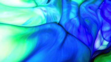 Soyut Organik Hipnotik Mürekkep Renkli Boya Yayılır