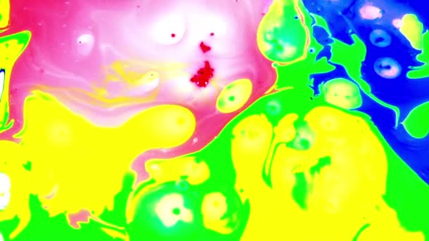 Very Nice Abstract Galactic Illusion Created Cosmos Colors Spreading Background — Stock Video