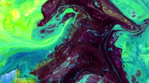 Çok Güzel Soyut Galaktik Llüzyon Kozmos Renkleri Yarattı Arkaplan Doku — Stok video