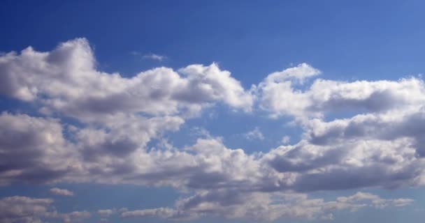 Nubes Del Cielo Lluvia Otoñal Limpiar Claro Cumulus Nubes Lluvia — Vídeos de Stock