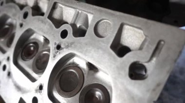 Çok güzel bir araba motoru bloğu görüntüsü..