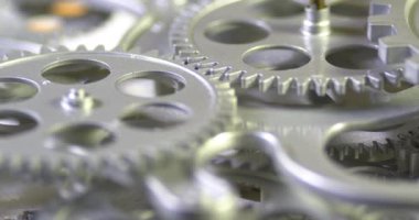 Çalışan Mekanizmada Sihirli Metal Dişlilerini Kapat