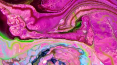 Bu video, yavaş çekimde yayılan koyu renkli boya karışımının aşırı yakın çekim görüntülerini içeriyor. Hareket grafiklerinde bileşik element olarak ve özel görsel efektlerde organik arka plan olarak kullanılabilir.