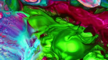 Bu video, yavaş çekimde yayılan koyu renkli boya karışımının aşırı yakın çekim görüntülerini içeriyor. Hareket grafiklerinde bileşik element olarak ve özel görsel efektlerde organik arka plan olarak kullanılabilir.