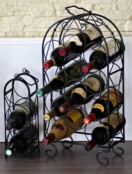 Stockage Pour Bouteilles Vin — Photo