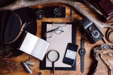 Seyahat tarzı şeylerden yaratıcı düzenleme