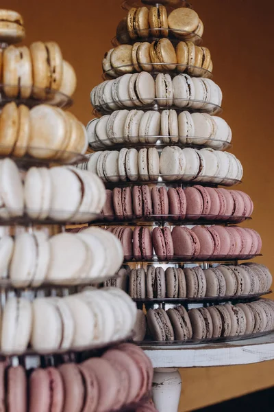 Barra Doces Mesa Com Sobremesa Biscoitos — Fotografia de Stock