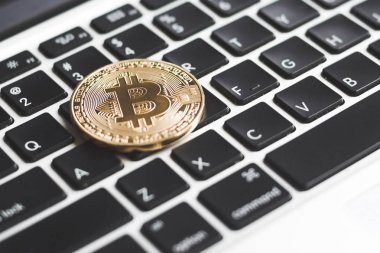 Bitcoin Kripto Para Blockchain Teknolojisi Arka Plan.