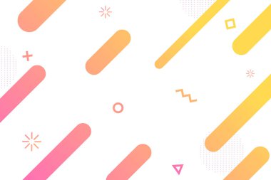 Soyut Geometrik Şekiller Arka Plan. Renkli Gradyan Backgrou