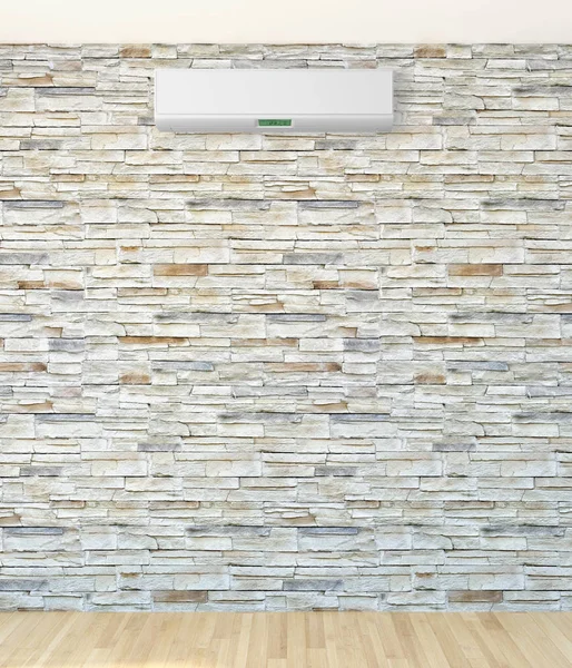 Klima 3d render çizim ile modern iç daire