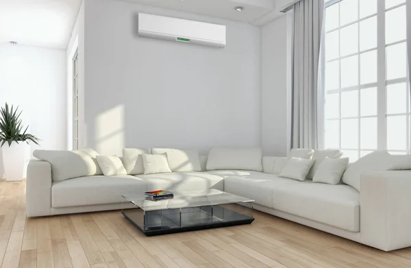 Modern Interior Air Conditioning Rendering Illustration — Stock Photo, Image