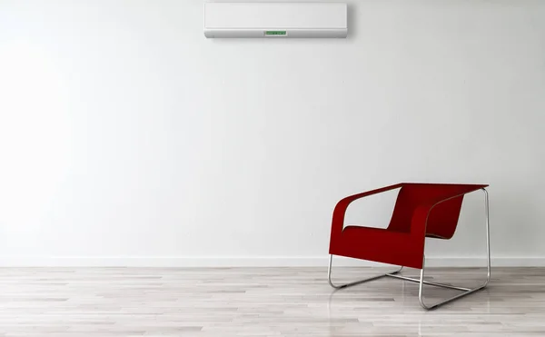 Modern Interieur Met Airconditioning Rendering Illustratie — Stockfoto