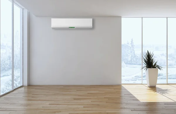 Modern Interior Air Conditioning Rendering Illustration — Stock Photo, Image