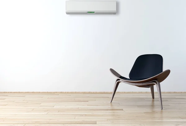 Modern Interieur Met Airconditioning Rendering Illustratie — Stockfoto