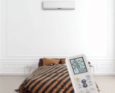 Klima 3d render çizim ile modern iç