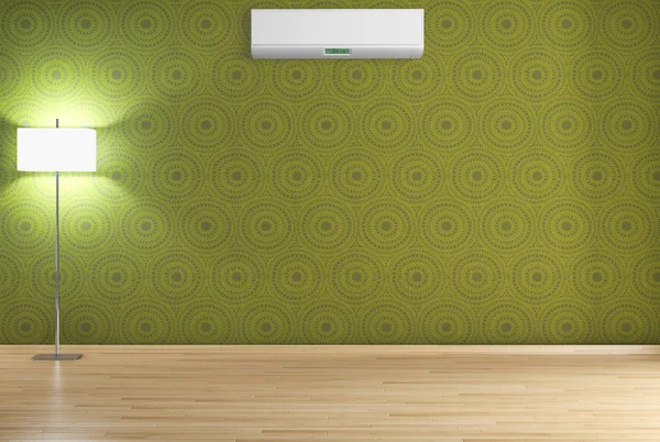 Modern Interior Apartment Air Conditioning Rendering Illustration — Stock Photo, Image