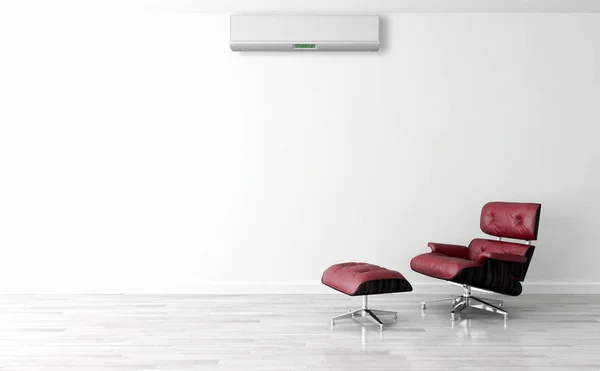 Modern Interieur Appartement Met Airconditioning Rendering Illustratie — Stockfoto