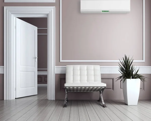 Modern Interior Air Conditioning Rendering Illustration — Stock Photo, Image