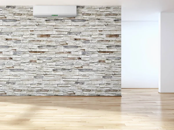 Klima 3d render çizim ile modern iç