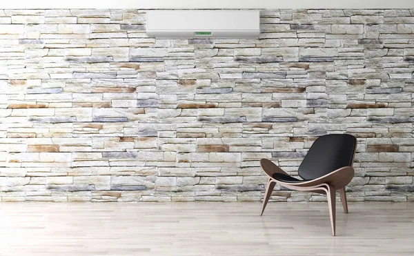 Klima 3d render çizim ile modern iç