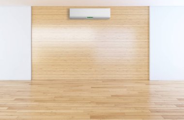 Klima 3d render çizim ile modern iç