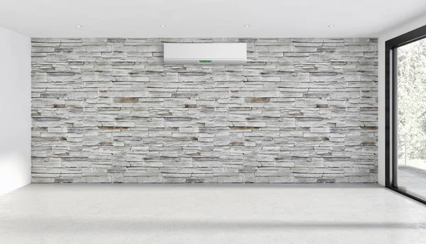 Klima 3d render çizim ile modern iç