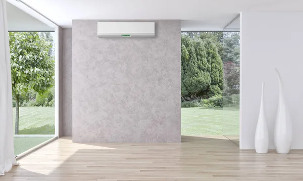 Klima 3d render çizim ile modern iç