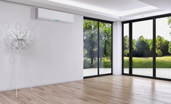 Klima 3d render çizim ile modern iç