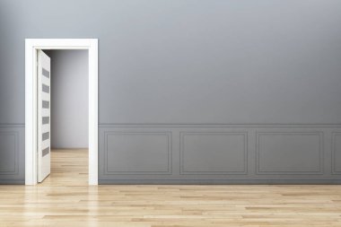 büyük lüks modern parlak iç daire Salon 3d render oluşturulan bilgisayar görüntü illüstrasyon 