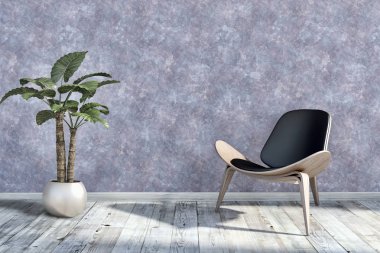 büyük lüks modern parlak iç daire Salon 3d render oluşturulan bilgisayar görüntü illüstrasyon