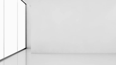 büyük lüks modern parlak iç daire Salon 3d render oluşturulan bilgisayar görüntü illüstrasyon