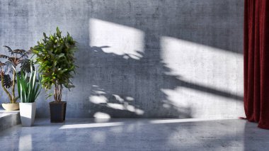 büyük lüks modern parlak iç oturma odası 3d işleme bilgisayar dijital görüntü illüstrasyon