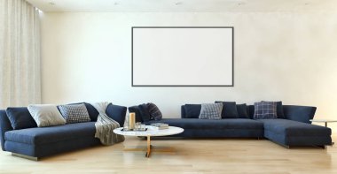 büyük lüks modern parlak iç mekanları ile sahte poster çerçeve resimde 3d render oluşturulan bilgisayar görüntüsü değil fotoğraf ve özel özelliği