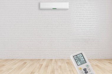 görüntü değil fotoğraf ve değil özel mülkiyet büyük lüks modern parlak iç Klima illüstrasyon 3d işleme bilgisayar ile oluşturulan