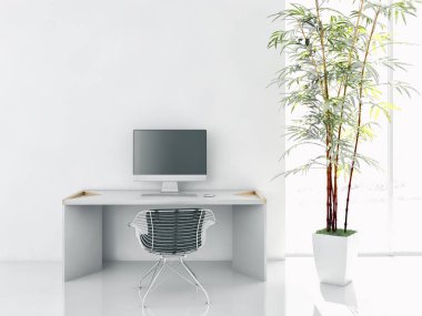 görüntü değil fotoğraf ve değil özel mülkiyet büyük lüks modern parlak iç oda illüstrasyon 3d işleme bilgisayar oluşturulan