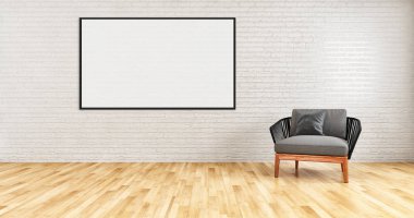 büyük lüks modern parlak iç mekanları ile sahte poster çerçeve resimde 3d render oluşturulan bilgisayar görüntüsü değil fotoğraf ve özel özelliği