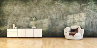 görüntü değil fotoğraf ve değil özel mülkiyet büyük lüks modern parlak iç oda illüstrasyon 3d işleme bilgisayar oluşturulan