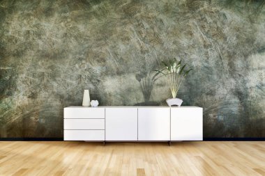 görüntü değil fotoğraf ve değil özel mülkiyet büyük lüks modern parlak iç oda illüstrasyon 3d işleme bilgisayar oluşturulan