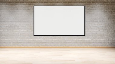 büyük lüks modern parlak iç mekanları ile sahte poster çerçeve resimde 3d render oluşturulan bilgisayar görüntüsü değil fotoğraf ve özel özelliği
