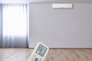 görüntü değil fotoğraf ve değil özel mülkiyet büyük lüks modern parlak iç Klima illüstrasyon 3d işleme bilgisayar ile oluşturulan