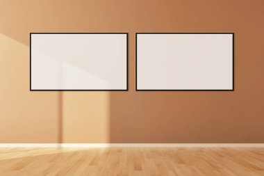 büyük lüks modern parlak iç mekanları ile sahte poster çerçeve resimde 3d render oluşturulan bilgisayar görüntüsü değil fotoğraf ve özel özelliği