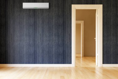 görüntü değil fotoğraf ve değil özel mülkiyet büyük lüks modern parlak iç Klima illüstrasyon 3d işleme bilgisayar ile oluşturulan