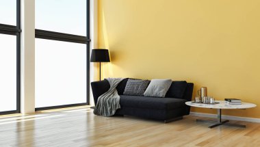 görüntü değil fotoğraf ve değil özel mülkiyet büyük lüks modern parlak iç oda illüstrasyon 3d işleme bilgisayar oluşturulan