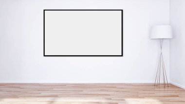 görüntü değil fotoğraf ve değil özel mülkiyet büyük lüks modern parlak iç Klima illüstrasyon 3d işleme bilgisayar ile oluşturulan